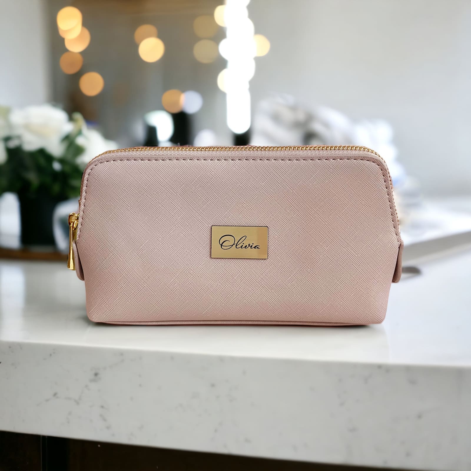 meikkilaukku-vaaleanpunainen