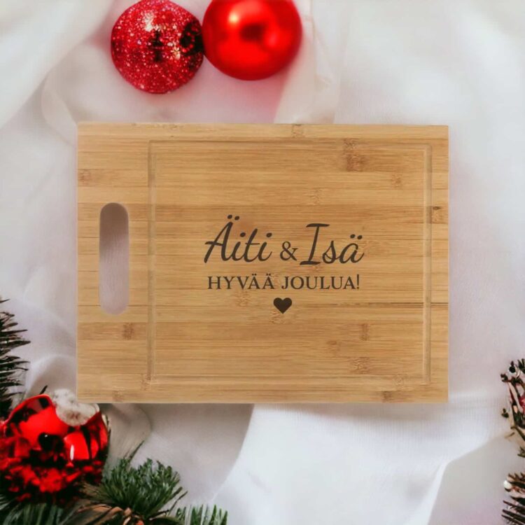 Leikkuulauta kaiverruksella