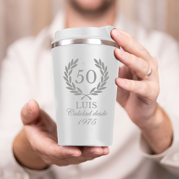 Taza térmica con texto - Imagen 3